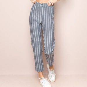 Brandy Melville Striped Cotton Pants